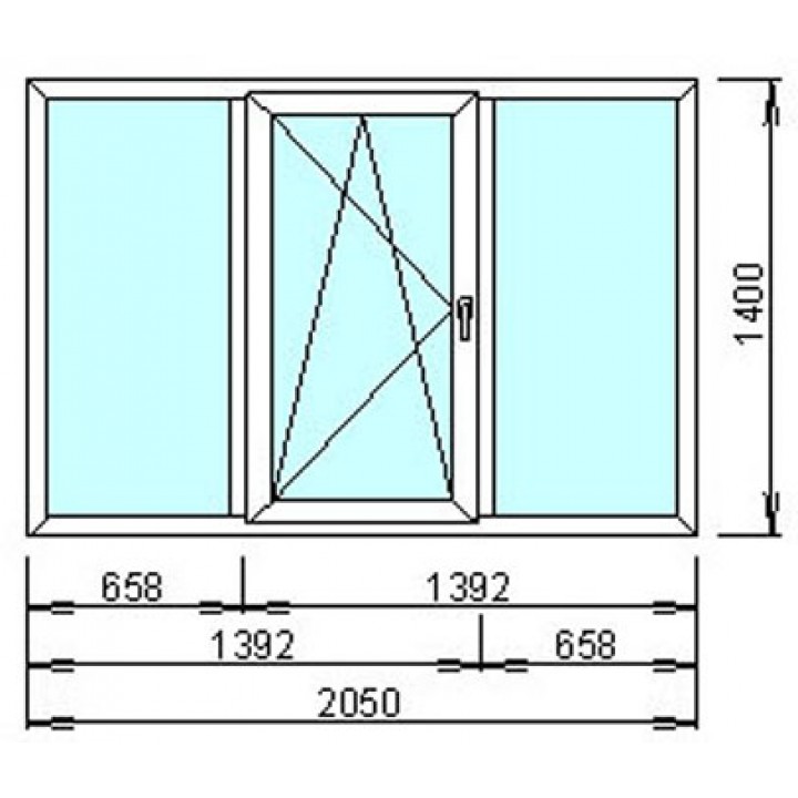 Окно металопластиковое  WDS-300, заказать недорого по низким ценам.